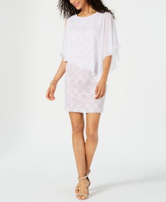 macy's white lace dress