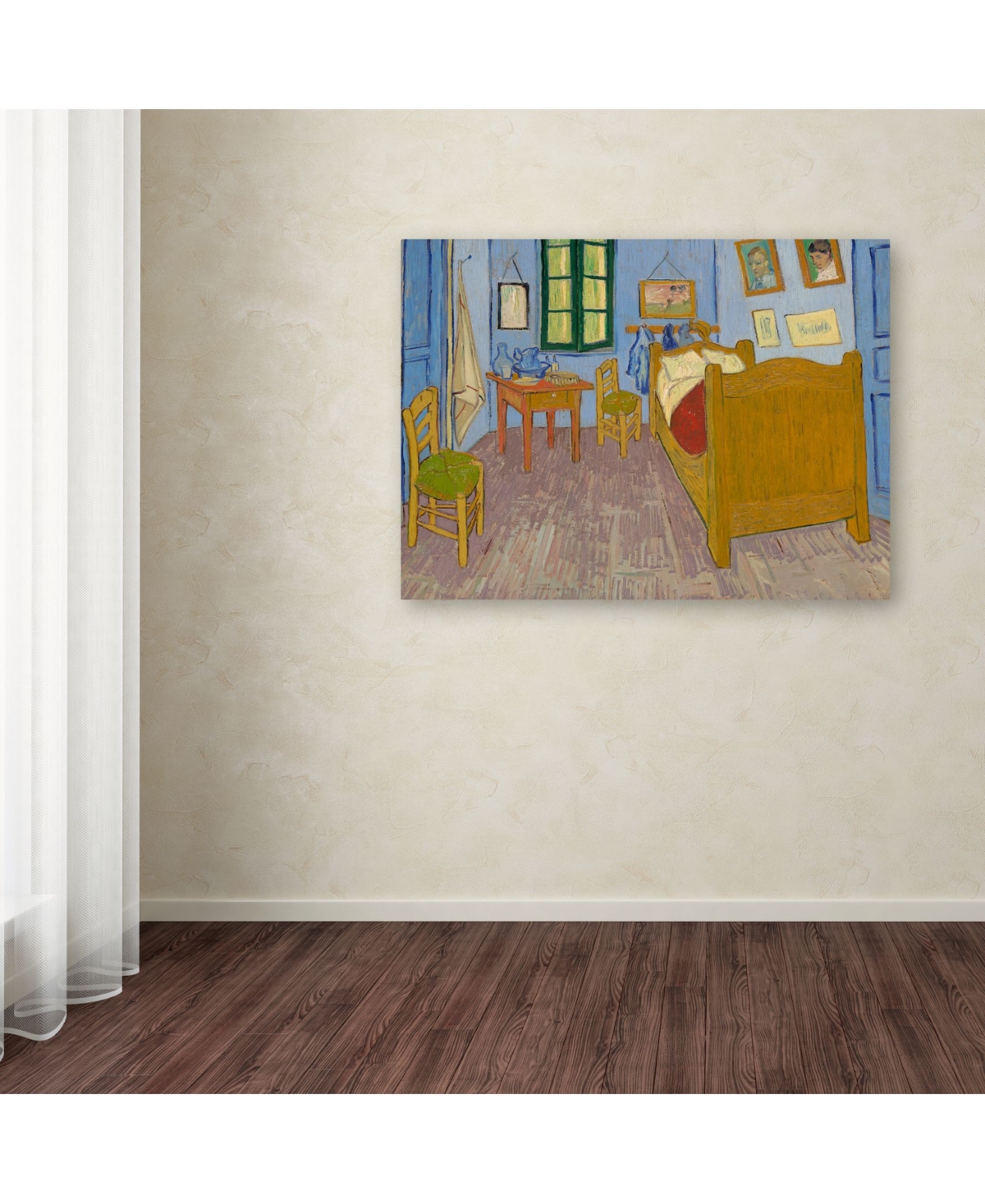 Vincent van Gogh 'Van Gogh's Bedroom at Arles' Canvas Art - 2