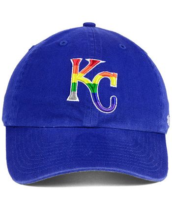 Kansas City Royals Hat Cap Strap Back Blue Crown 50 Years Baseball Casual  Mens