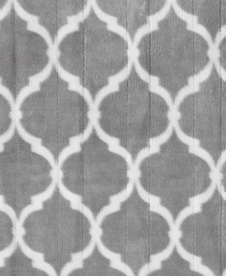 Ogee Plush Electric Throw, 60" x 70"