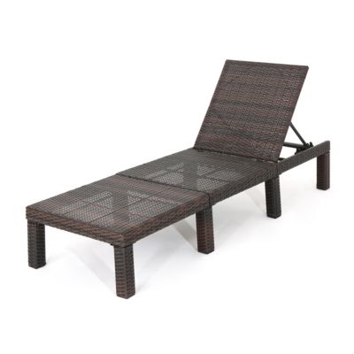 Noble House - Jamaica Outdoor Chaise, Quick Ship