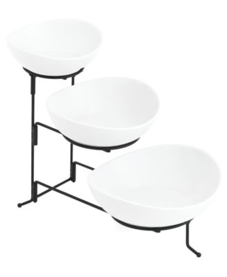 The Cellar - Serveware, Whiteware 3 Tiered Oval Server