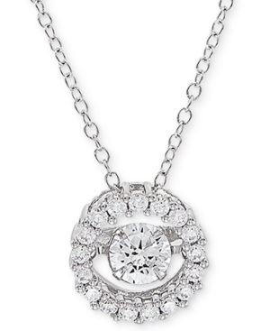 image of Arabella Cubic Zirconia Halo 18