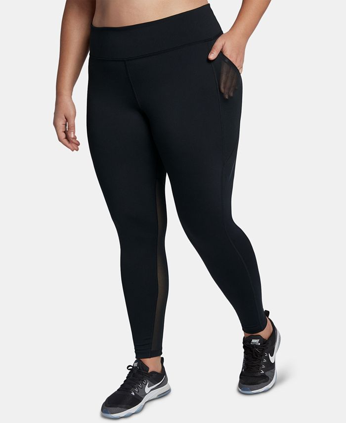 Nike Plus Size Power Dri-FIT Training Leggings - Macy's
