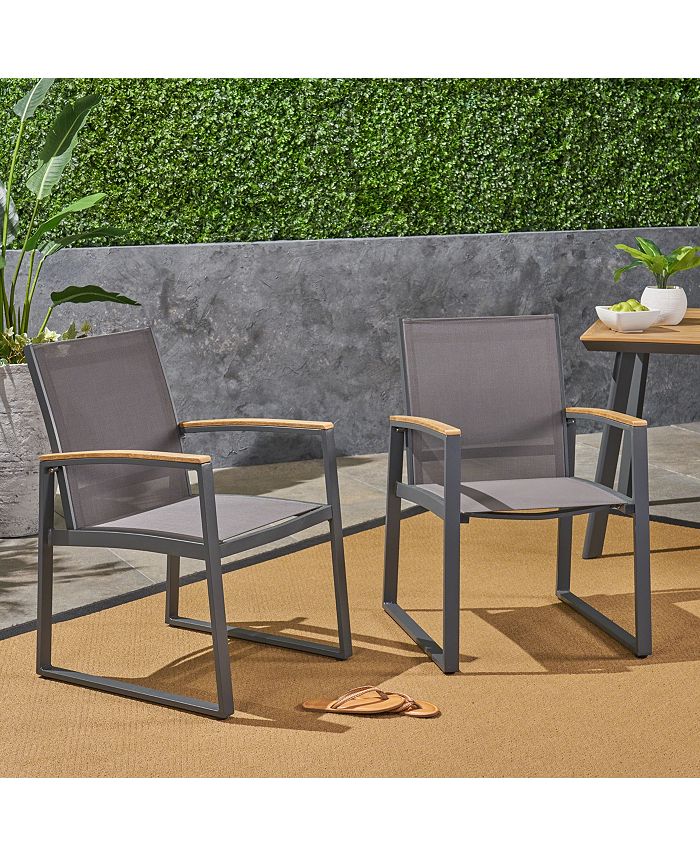 Noble House - Glasgow Outdoor Dining Chair (Set of 2)