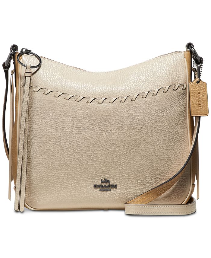 COACH Whipstitch Colorblock Chaise Leather Crossbody Macy's