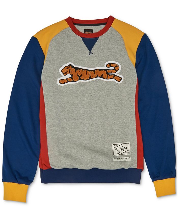 Le Tigre Men's Logo Colorblocked Sweatshirt - Macy's