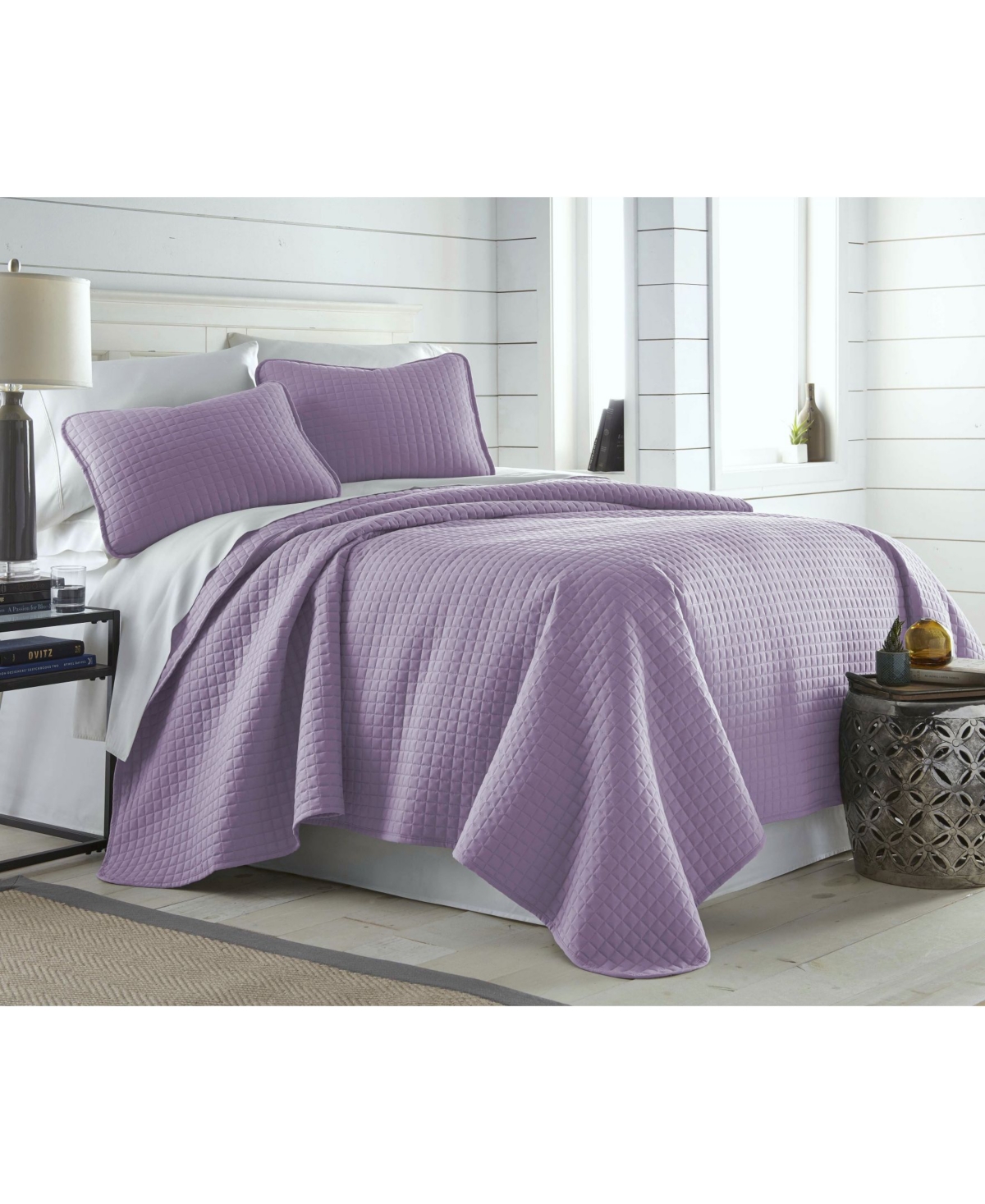 Southshore Fine Linens Oversized Lightweight Quilt and Sham Set,