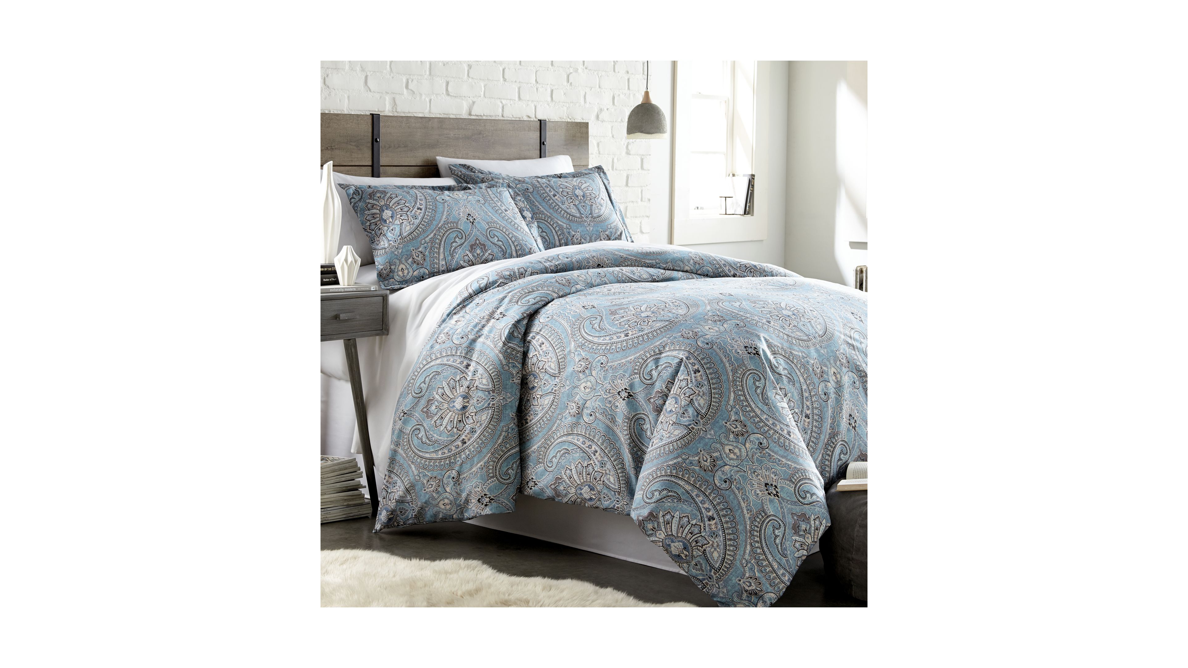 Southshore Fine Linens Classic Paisley 3-Pc. Duvet Cover Set, King