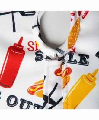 BBQ Fun Print Outdoor Table cloth with Zipper 60" X 84"