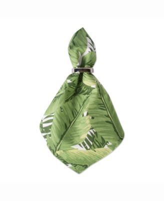 Banana Leaf Print Napkin Set of 6