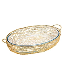 Godinger Gold Nest Oval Baker