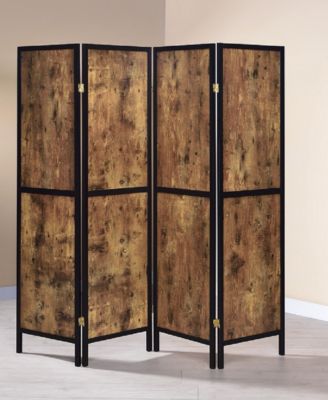 Garden 4-Panel Folding Screen