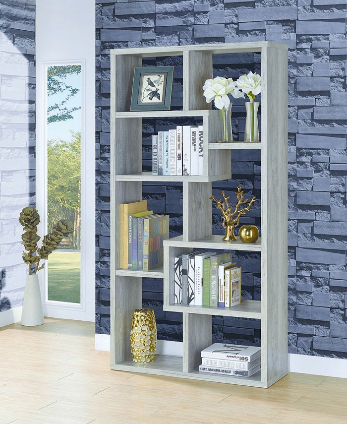 Coaster Home Furnishings Evanston 8Shelf Staggered Bookcase Macy's
