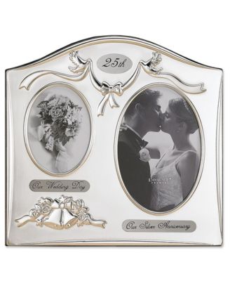 Lawrence Frames Satin Silver and Brass Plated 2 Opening Picture Frame ...