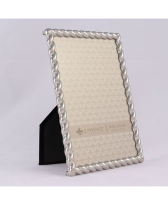 710046 Silver Metal Rope Picture Frame - 4" x 6"