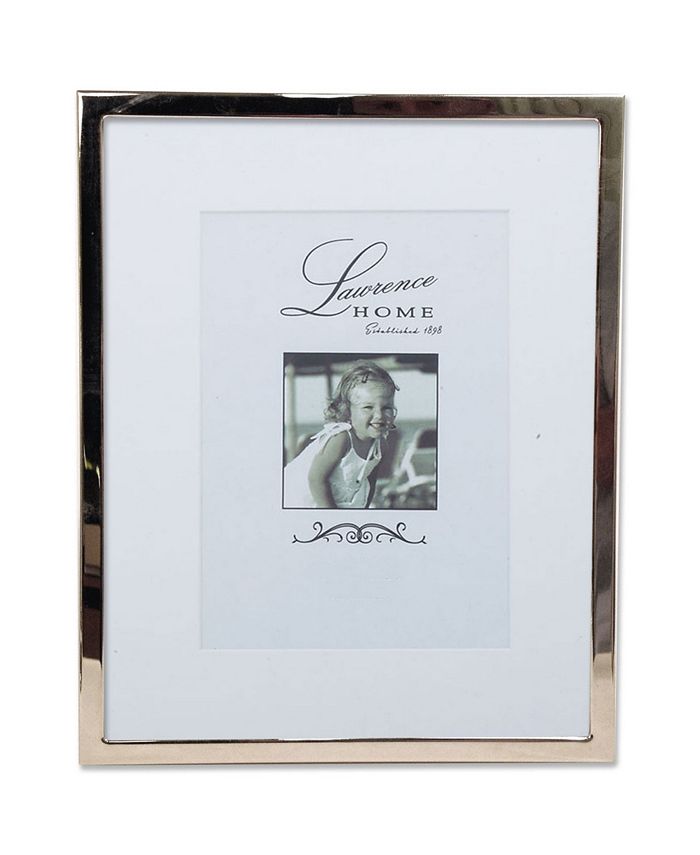 Lawrence Frames 710680 Silver Standard Metal 8x10 Matted For Picture ...