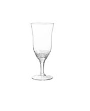 DISCOUNT PROMOS Large Water Goblet Glasses by Toscana, 20 Oz Set of 10,  Iced Tea Stemmed Footed Glass Glassware, Black