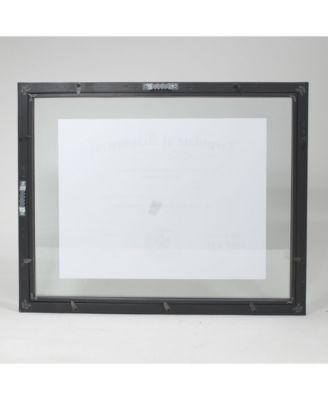 Multi Use Black Float Document Frame - 11" x 14"