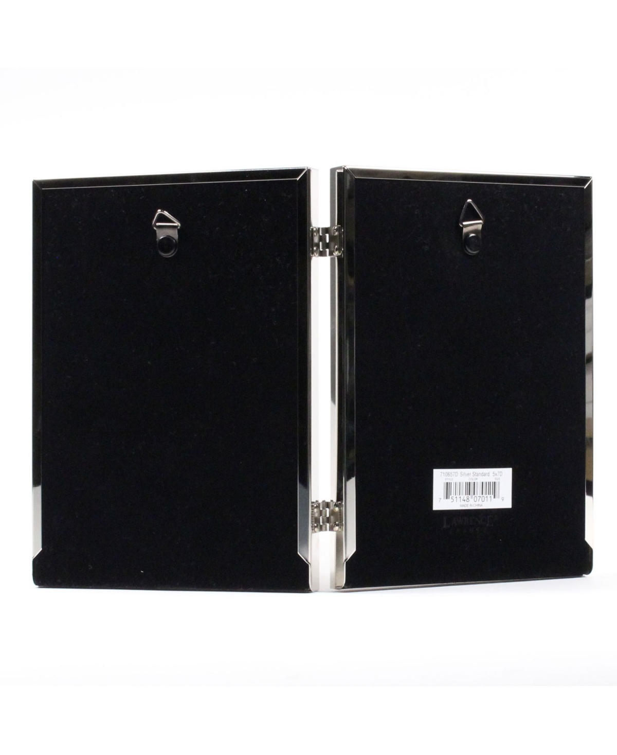 Lawrence Frames Hinged DoubleStandard Metal Picture Frame - 5