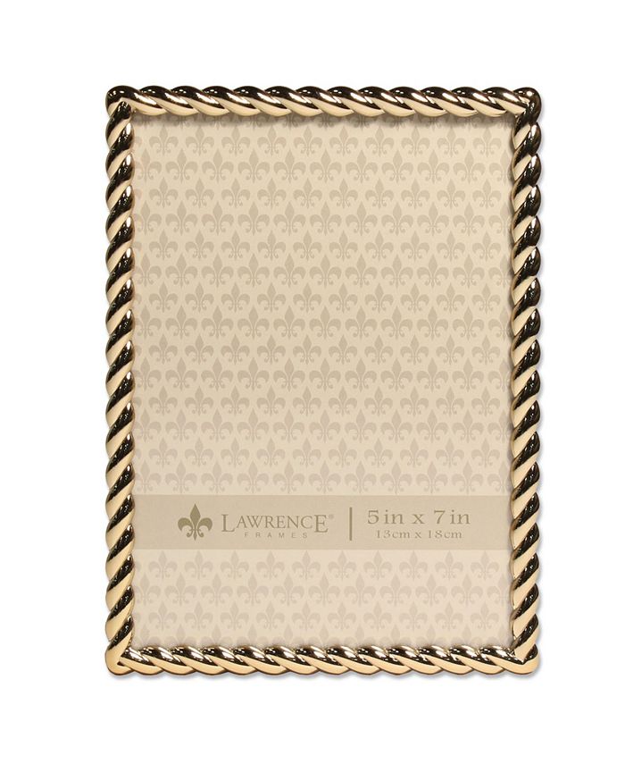 Lawrence Frames Golden Rope Picture Frame - 5" x 7" & Reviews - Picture