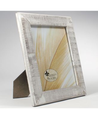 Distressed Gray Wood with White Wash Picture Frame - 8" x 10"