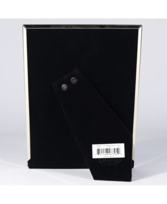 Fawn Pin Dot Pattern Silver Metal Picture Frame - 5" x 7"