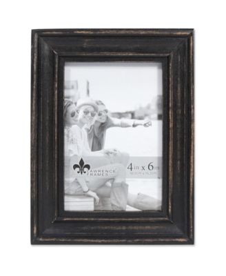 4x6 Weathered Black Wood Picture Frame