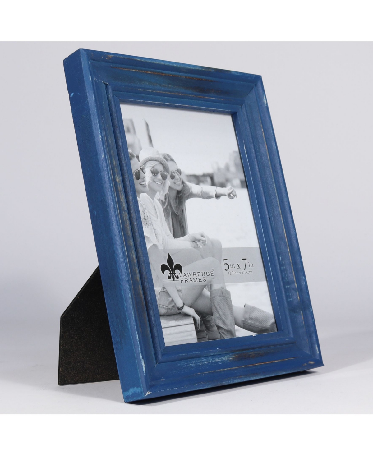 Lawrence Frames Durham Weathered Navy Blue Wood Picture Frame