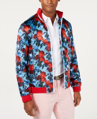 INC International Concepts INC Men's Floral Track Jacket, Created