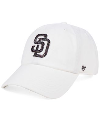 Casquette Réglable 47 Brand, Modèle CLEAN UP Script, San Diego Padres - Beige, 100% Coton - Neuf Avec étiquette