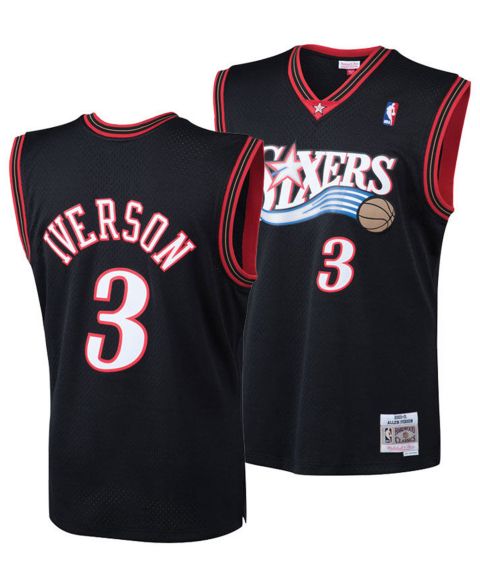 Детская джерси Mitchell & Ness Allen Iverson Philadelphia 76ers Hardwood Classic Swingman