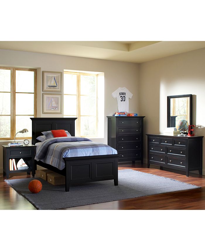 Furniture Captiva Twin 3Pc. Bedroom Set (Bed,Nightstand & Chest), Created for Macy's Macy's