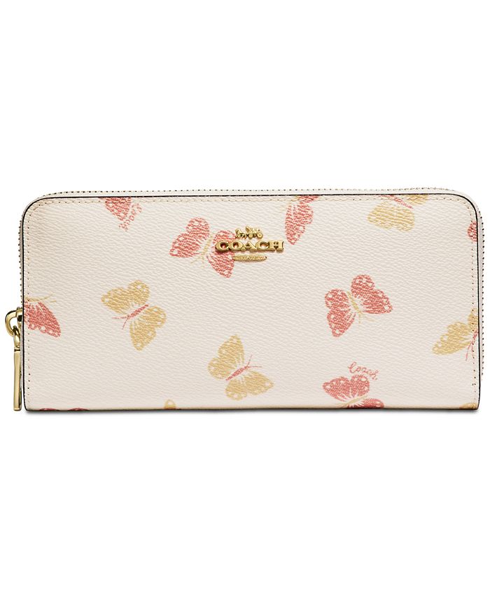 Coach CH254 Mini Wallet On A Chain With Lovely Butterfly Print IN