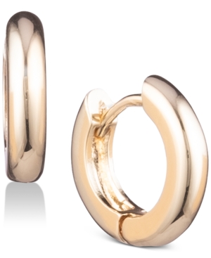 image of Anne Klein Huggie Small Hoop Earrings