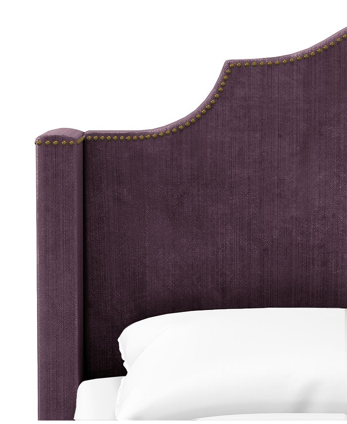 Martha Stewart Collection Skylands Collection Paulina Cal King Wingback