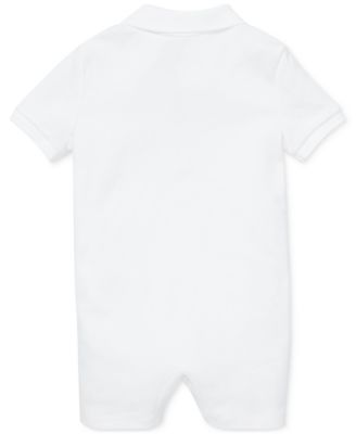 Baby Boys Cotton Short Sleeved Polo Shortall