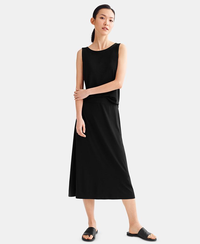 Eileen Fisher Pull-On Midi Tencel ™ Skirt, Regular & Petite - Macy's