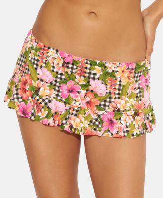 macys swim skirts