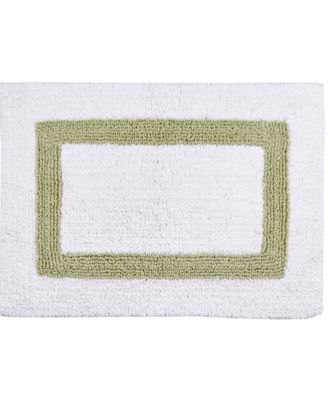 Lux Contrast Frame Bath Rug, 24" x 40"