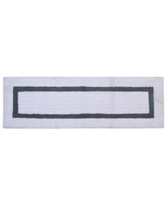 Lux Contrast Frame Bath Runner, 20" x 60"