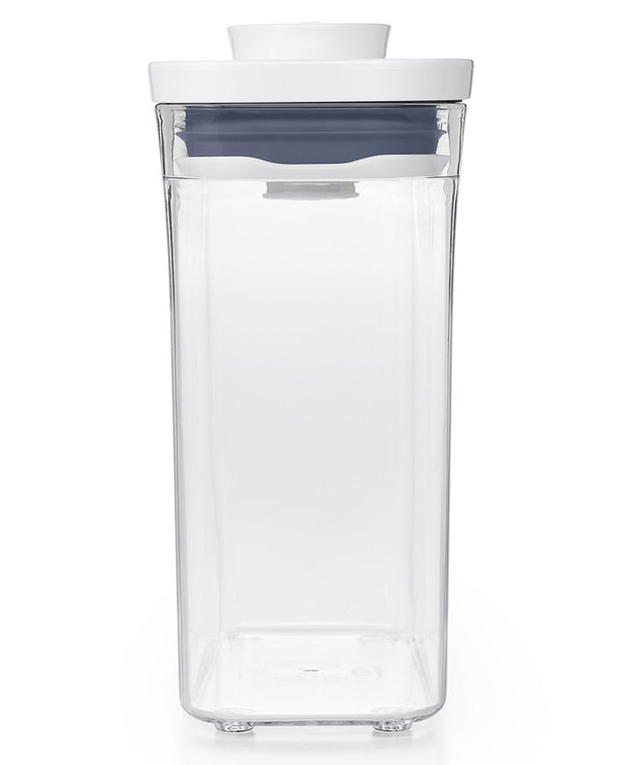 OXO Pop Slim Short Rectangular Food Storage Container Macy's