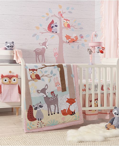Lambs Ivy Woodland Forest 4 Piece Crib Bedding Set Reviews