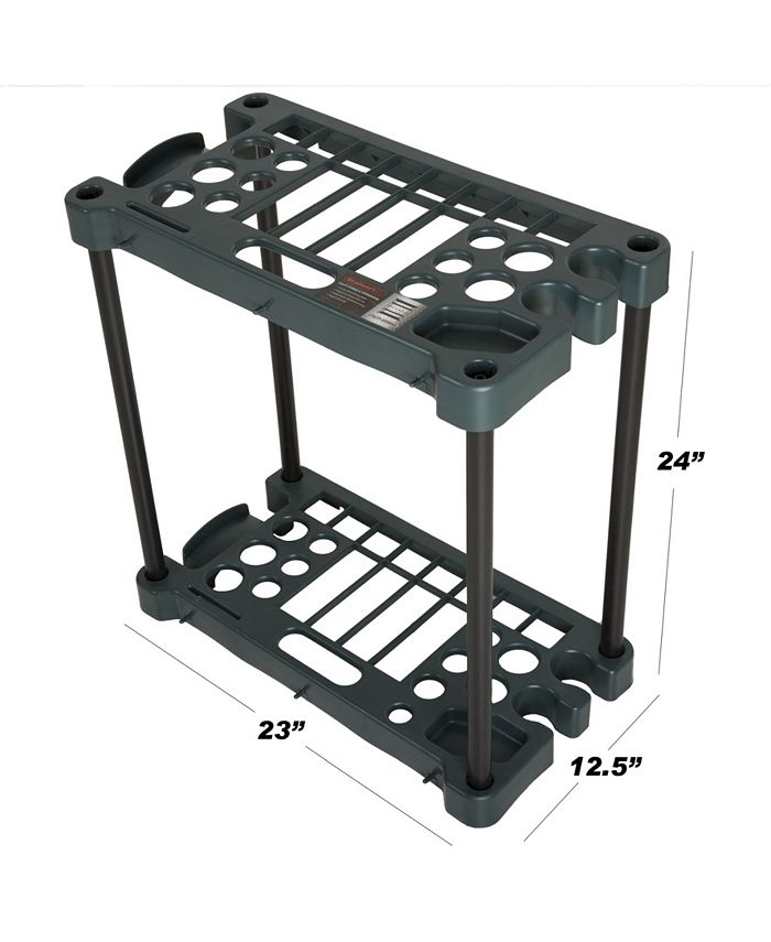 Trademark Global Stalwart Compact Garden Tool Storage Rack Fits Over 30 Tools Macy's