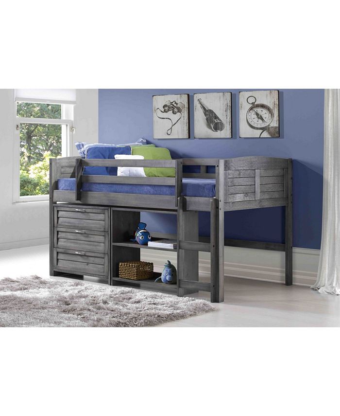 Donco Kids Twin Low Loft Bed Group C, Macys Bunk Beds
