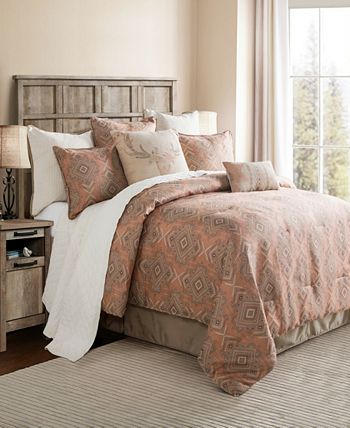 HiEnd Accents - Sedona 3 PC Comforter Set, Super King by