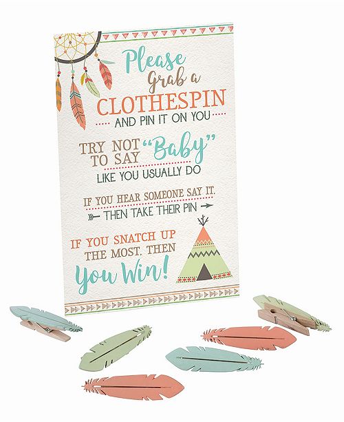 Lillian Rose Boho Baby Shower Clothespin Game Reviews Macy S