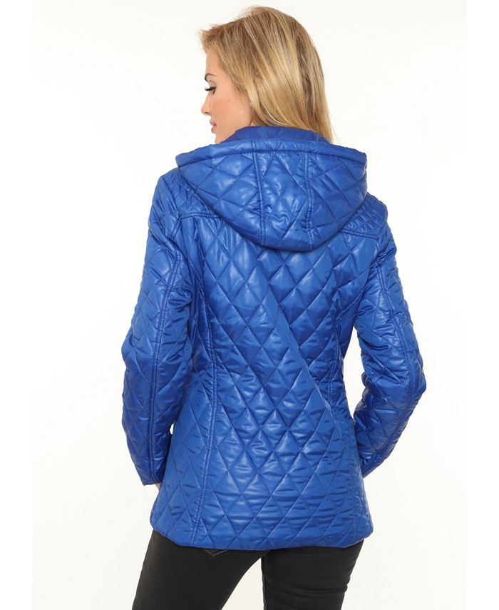 White Mark Shine Women's Puffer Coat Macy's