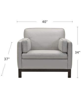 CLOSEOUT! Virton 40" Leather Chair