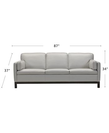 Furniture - Virtron 87" Leather Sofa